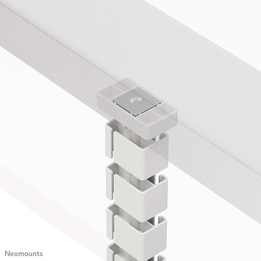 Neomounts ADS06-132WH Organizador vertebral de cables - fijación magnética - universal